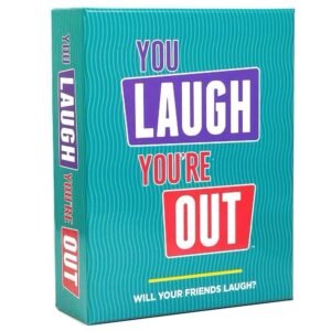 You Laugh You're Out – Party Card Game for Friends & Family