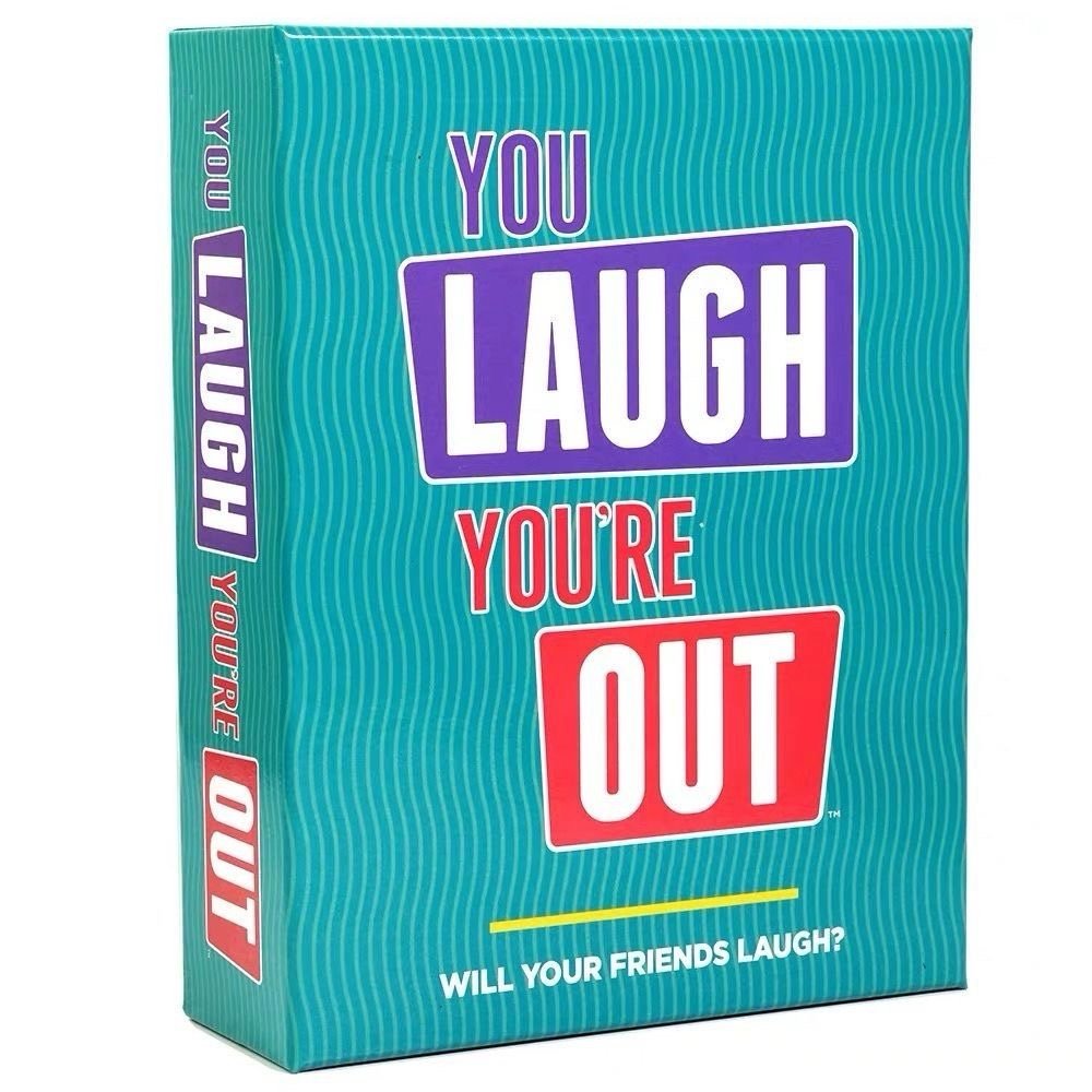 You Laugh You're Out – Party Card Game for Friends & Family