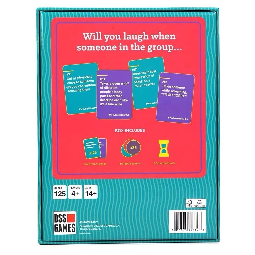 You Laugh You're Out – Party Card Game for Friends & Family - Image 5